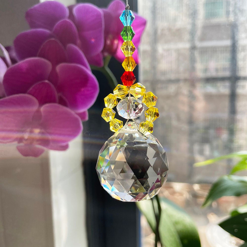Hanging Prism Suncatcher for Windows Crystals Rainbow Light Etsy