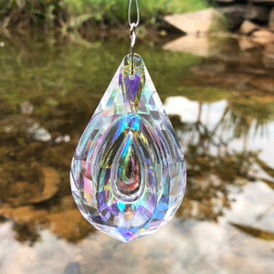 Prism Sun Catcher,Hanging Windows Crystal,Rainbow Light Catcher,AB Crystal Sun Catcher,Windows Ornaments,Christmas Ornaments/Gifts image 9