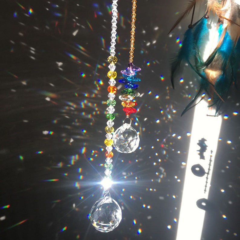 Rainbow Maker Crystal Suncatchers Window Hanging Suncatchers Etsy