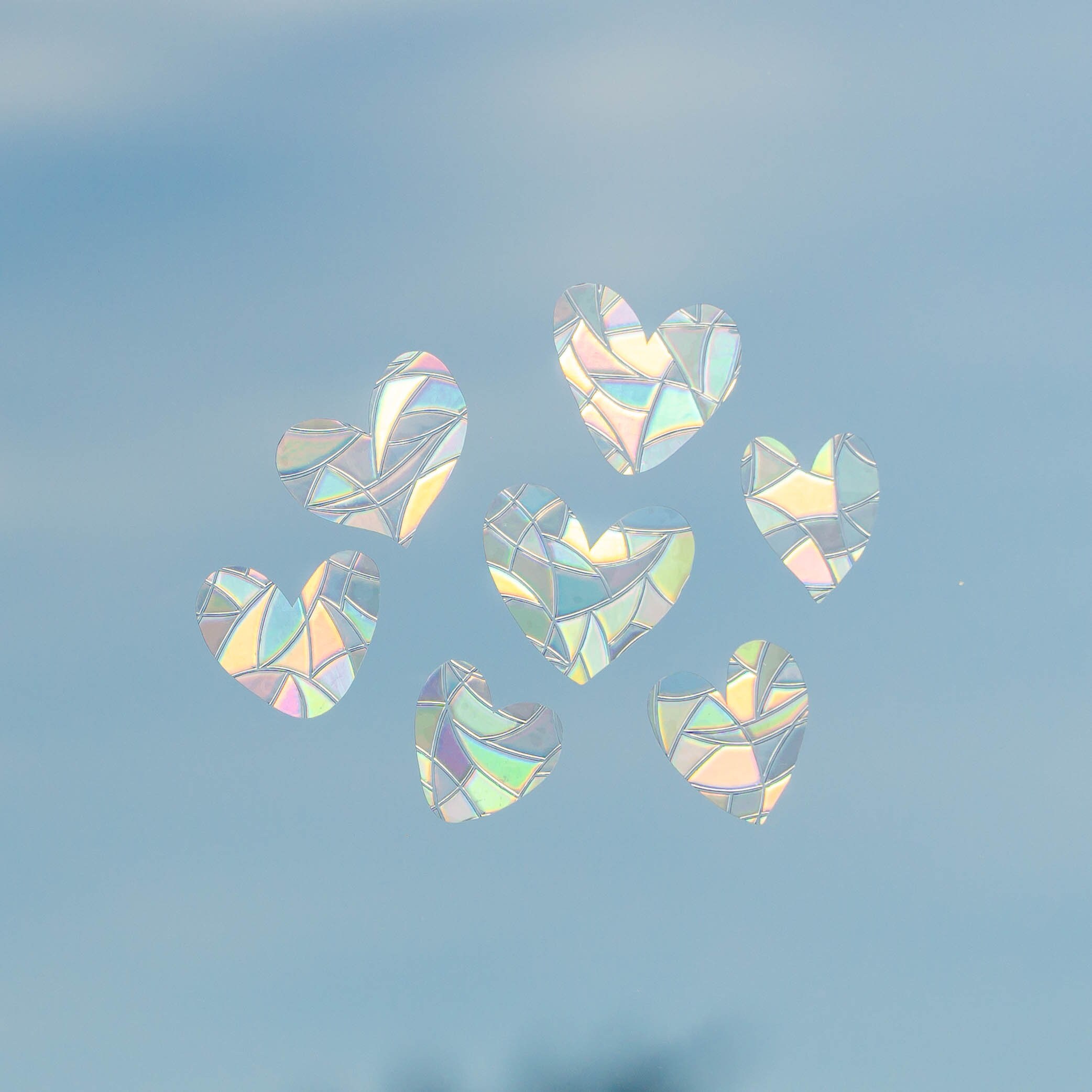 28 Sonnenfänger Aufkleber - Regenbogen Effekt Für Fenster, Vogelschutz