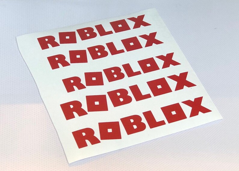 Gamer Roblox Decal Diy Project Many Sizes - 