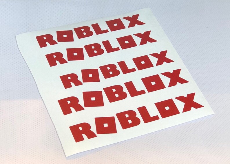 Gamer Roblox Decal Diy Project Many Sizes - sheet of 10 roblox decals vinyl decals envelope diy project