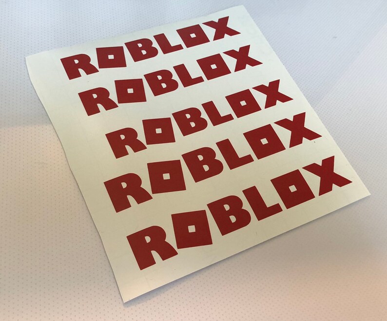 Gamer Roblox Decal Diy Project Many Sizes - 