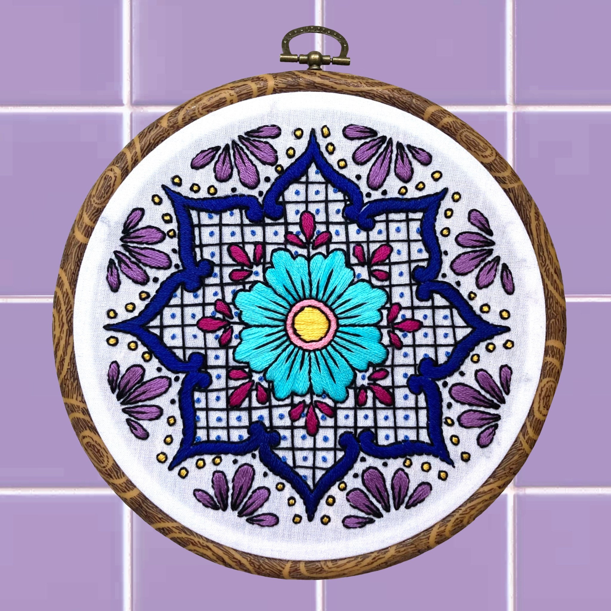 Talavera Tile Pattern + Instructions || PDF ONLY || Folk Art Hand ...