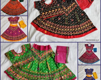 Kids Chaniya Choli Girls Lehanga chunni Indian Ethnic outfit