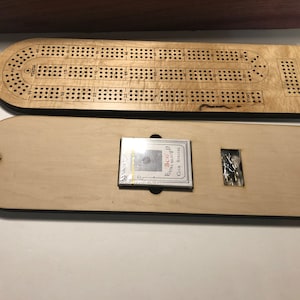 Cribbage Board Laser file , SVG File , 3 Tracks , Glowforge FIle , lightburn , with instruction