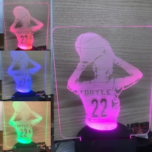 Basketball Boy SVG , Basketball Man, Led Nightlight glowforge , laser file , SVG file , LED nightlight file . woodenbox file