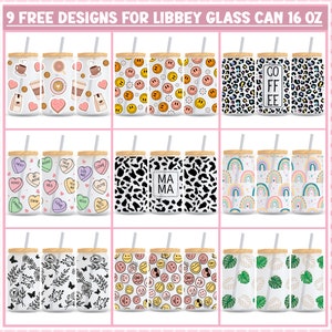 Daily Reminders PNG For Libbey Glass 16oz, Positive Quotes Boho Daily Affirmations Motivation Inspirational Positive Quotes, Self Love, Gift Mom,