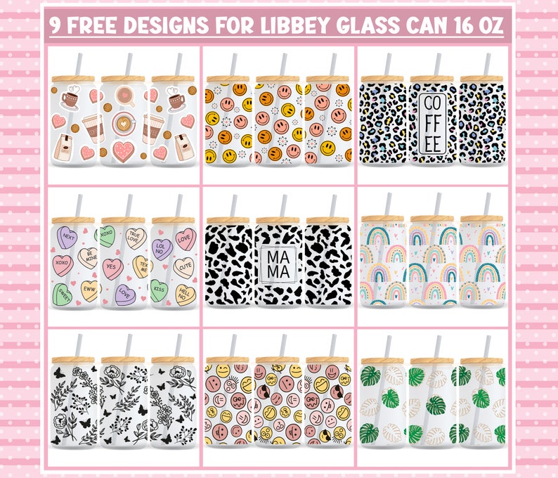Daily Reminders PNG For Libbey Glass 16oz, Positive Quotes Boho Daily Affirmations Motivation Inspirational Positive Quotes, Self Love, Gift Mom,