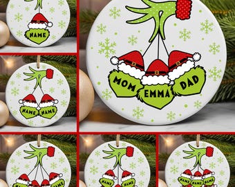 Christmas Ornament Png, Personalized Christmas Ornament Png, Personalized Family Christmas Ornament Png, Family Members Ornament Png,