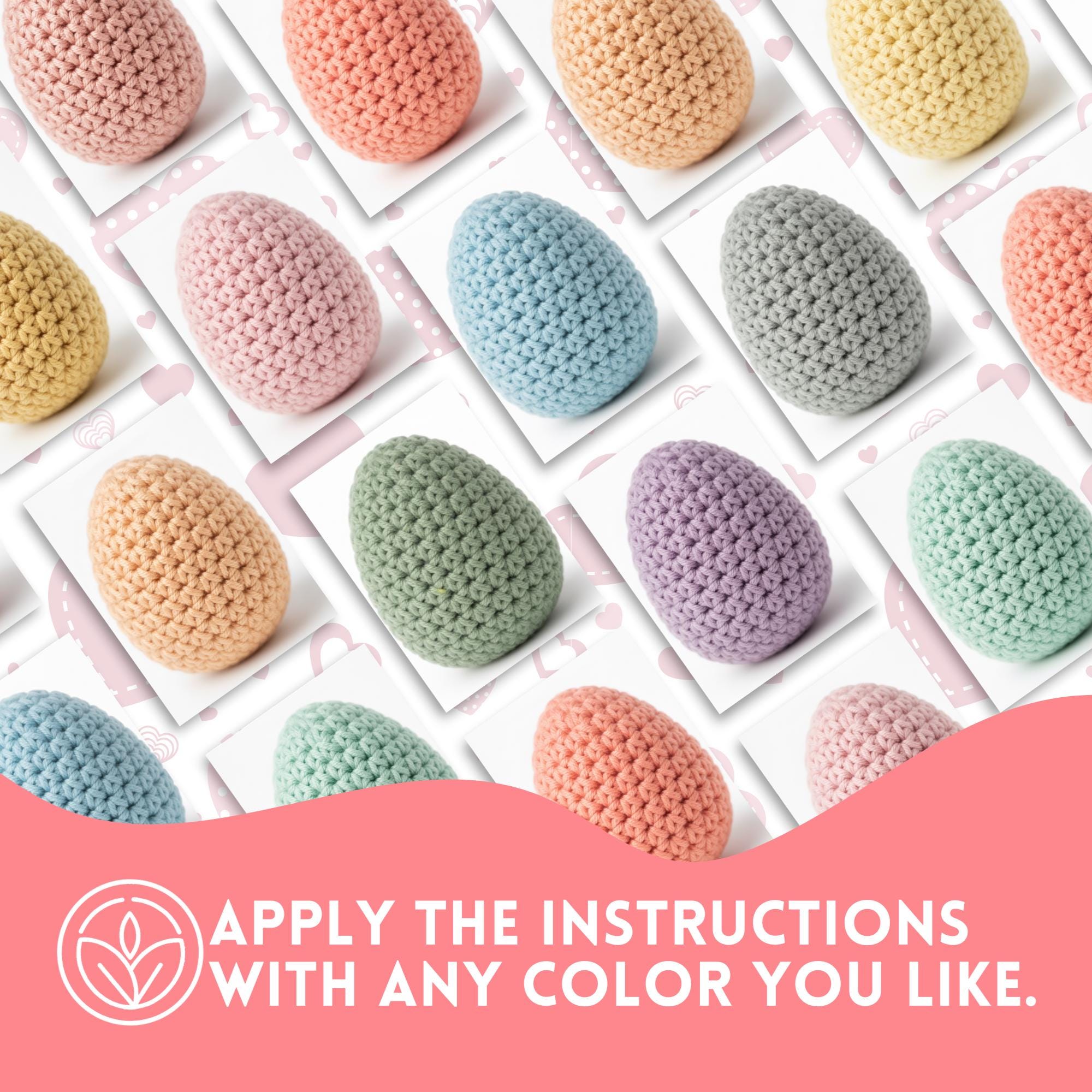 Easter Egg Crochet Pattern PDF, Easter Crochet Pattern, Amigurumi Egg ...