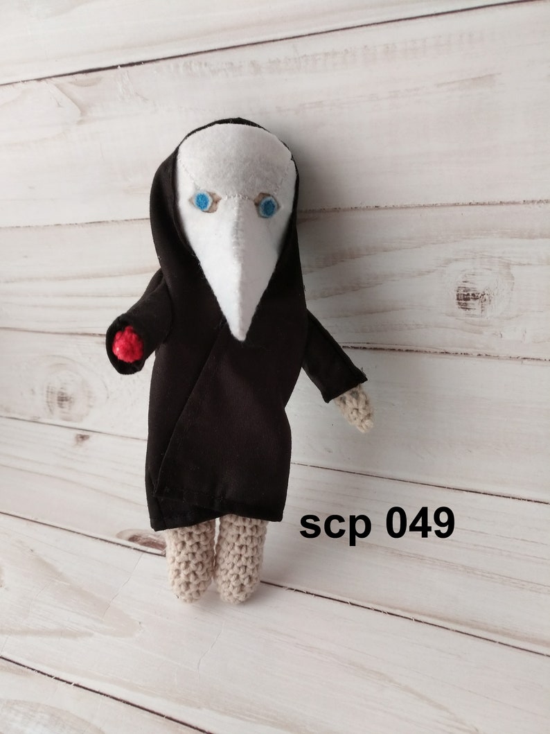 SCP Foundation 049 939 035 plague doctor plush | Etsy