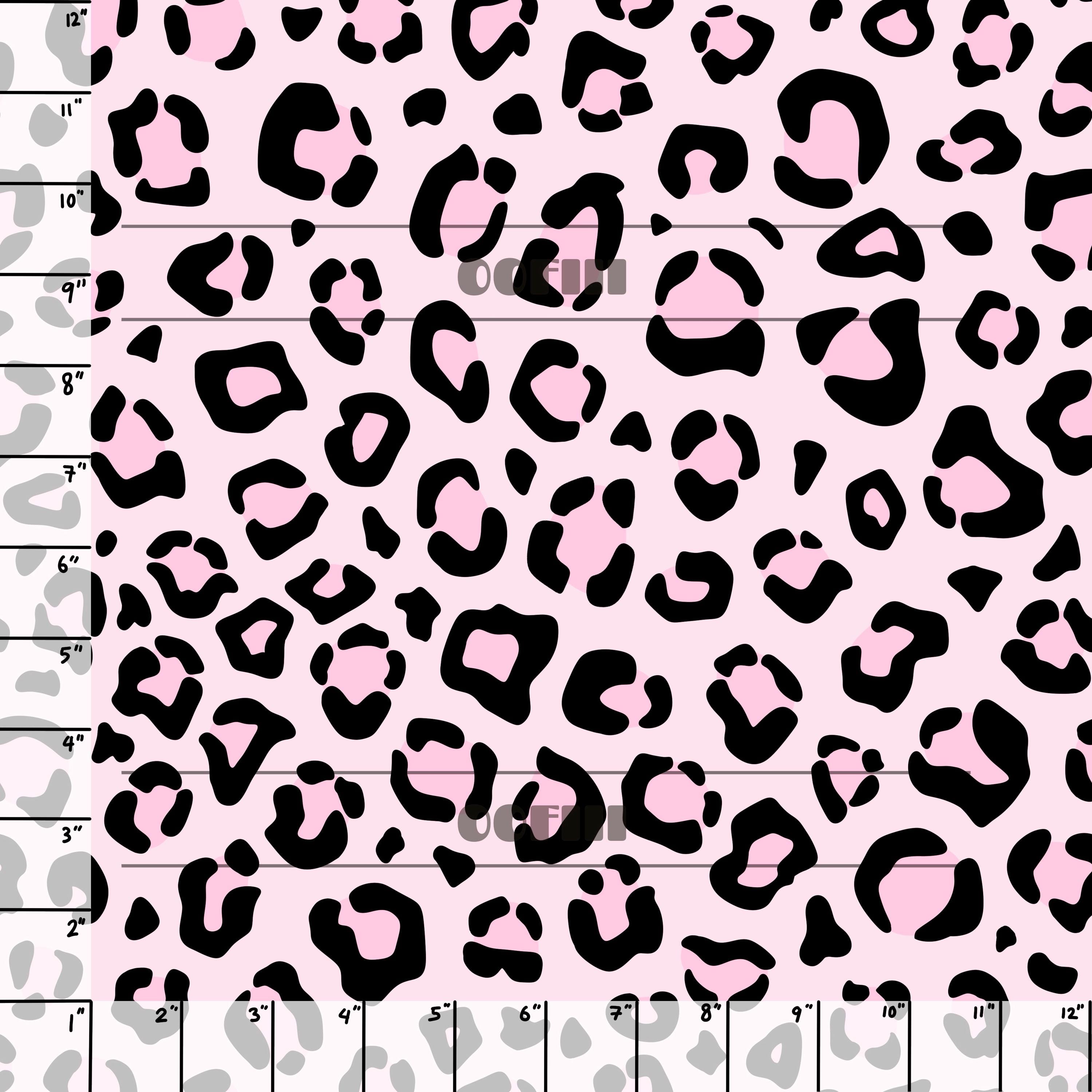 Light Pink Leopard Print Seamless Pattern | Cheetah Spots Repeat File ...