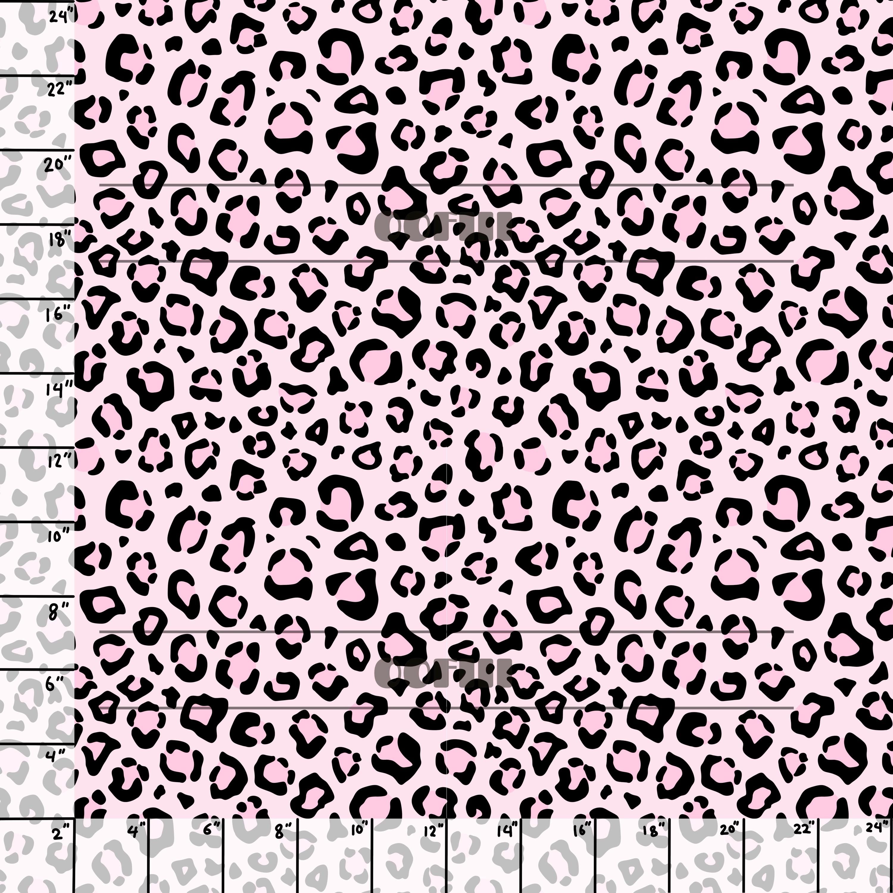 Light Pink Leopard Print Seamless Pattern | Cheetah Spots Repeat File ...