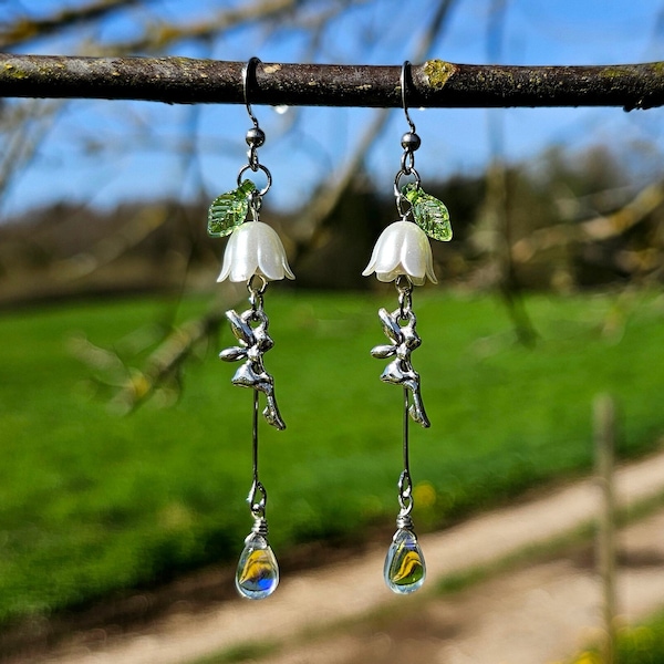 Boucles d'oreilles Muguet des Fées