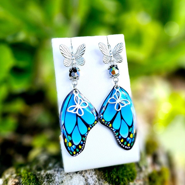 Boucles d'oreilles Papillon Atlantide