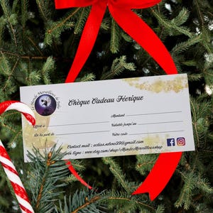 Bon Cadeau à offrir - Chèque Cadeau - Carte Cadeau - Gift Certificate