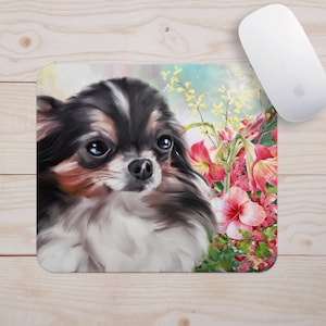 Chihuahua Painting Mouse Pad • Chihuahua Owner Gift • Chihuahua Mouse Pad • Chihuahua Art • Chihuahua Gift