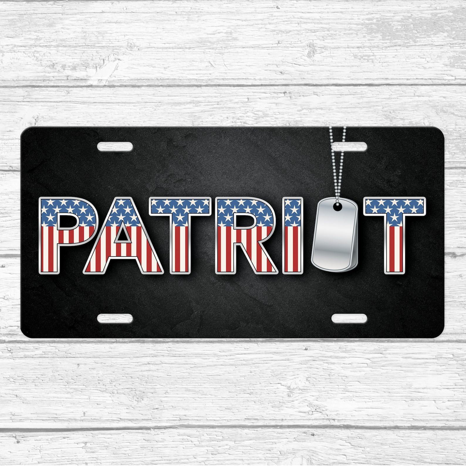 United States Patriot License Plate Patriotic License Plate Etsy