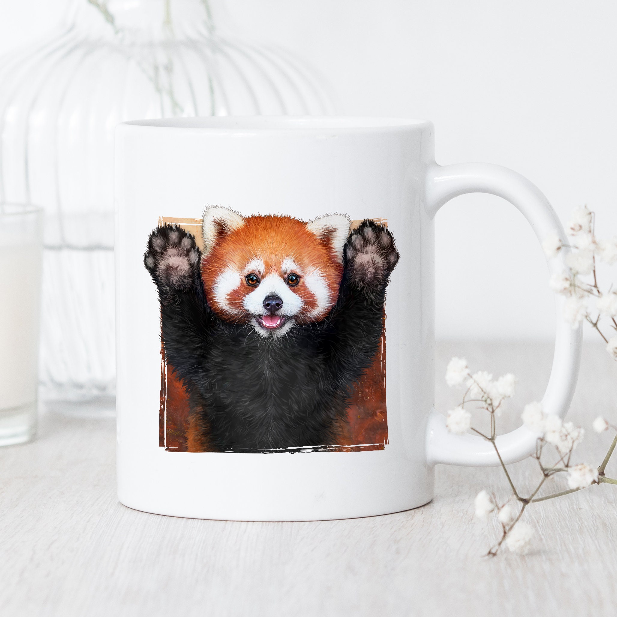 レッサーパンダマグカップ - Etsy 日本