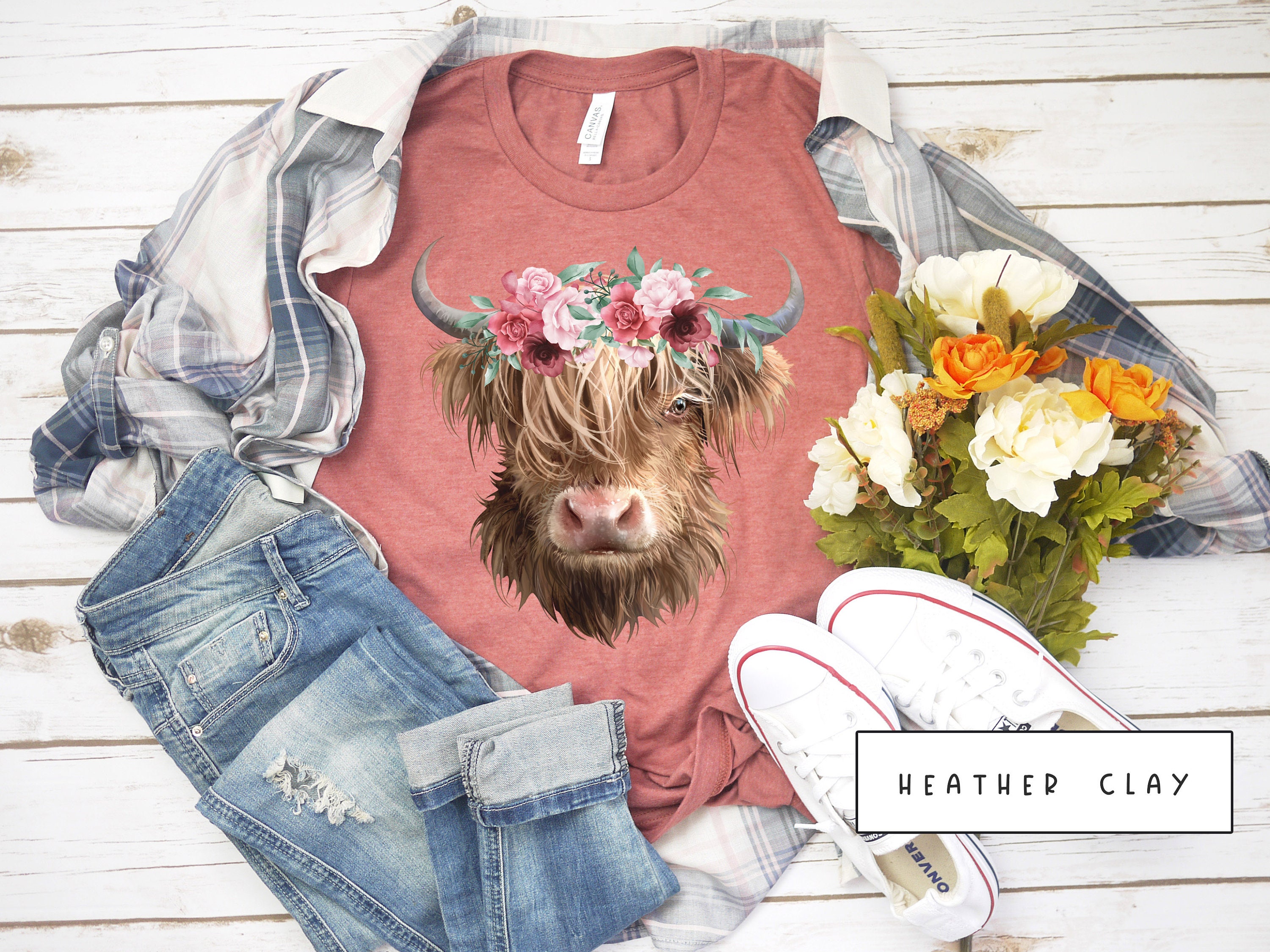 Highland cattle shirt Clearance