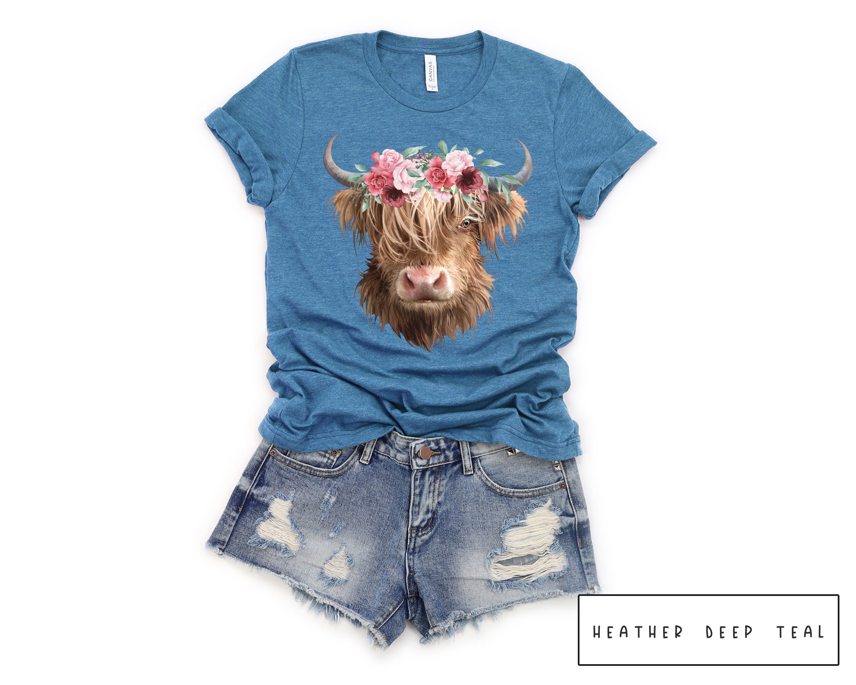 cow head t shirt