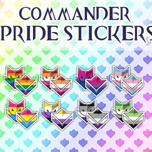 Stickers commandant GW2 Pride