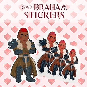 GW2 Braham Stickers