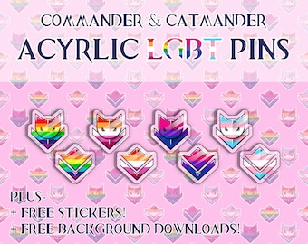 GW2 LGBT acryl pinnen