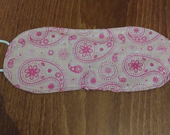 Pink flower Eye mask