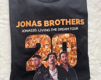 JONAS20: Living The Dream Tour, Jonas Brothers Fan-Made T-Shirt – Anniversary Tribute!