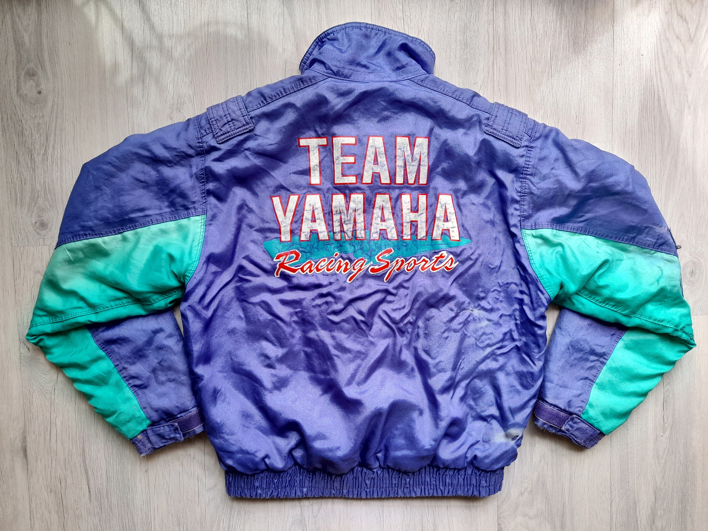 Vintage 90s YAMAHA Team Racing Jacket authentic Size men's | Etsy