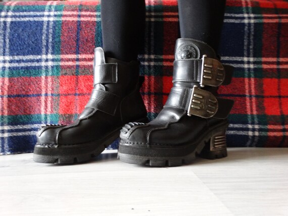 New Rock 90’s Vintage Gotic Platform Boots/Cradle