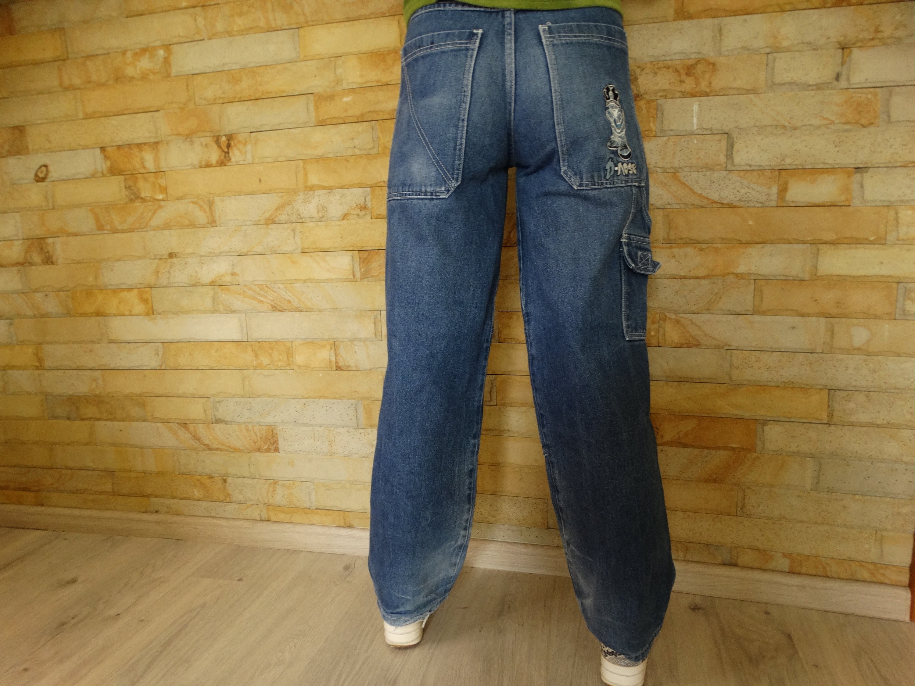 Vintage womens 90s hip hop baggy jeans Jeans pants 90s hip | Etsy