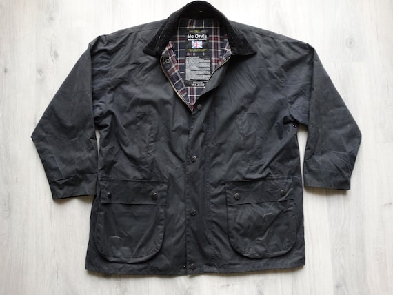 Vintage Mc Orvis wax jacket ,Wax jacket Jacket Wax