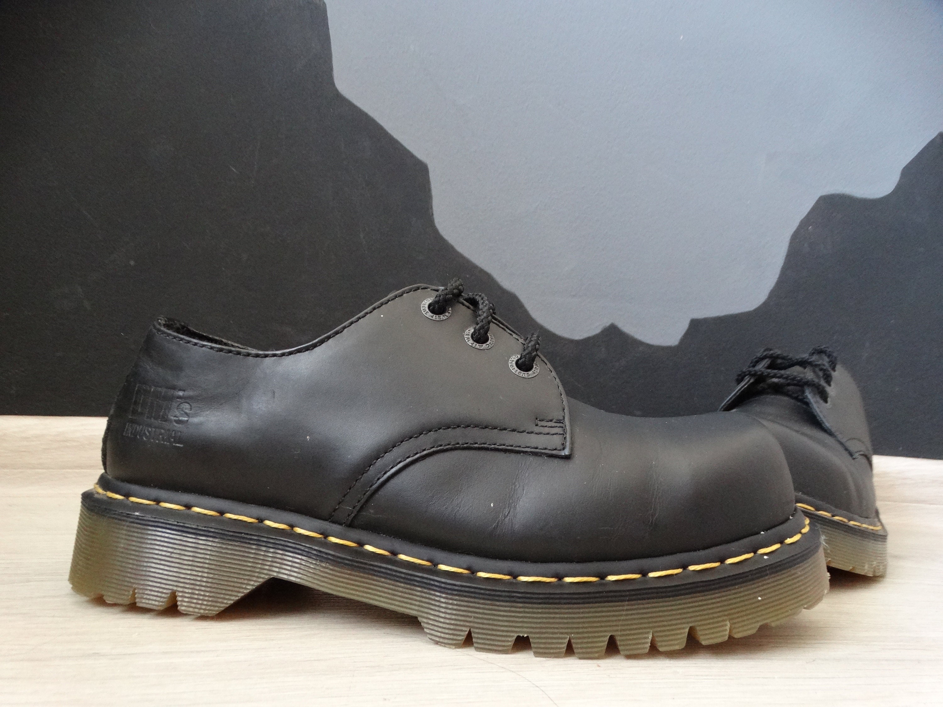 Dr Martens Industrial Steel Toe Shoes UK7 US8EU 41Man Alice Etsy