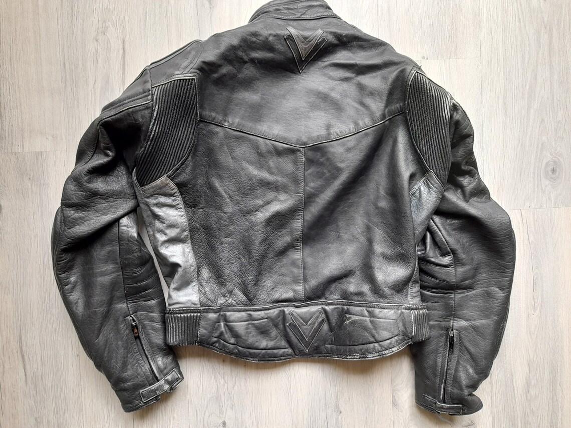 Frank Thomas Motorcycle Leather Jacket Leather Biker | Etsy