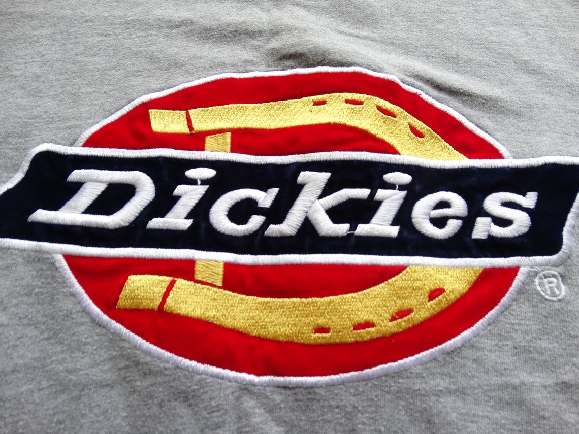 Vintage Dickies logo grey shirt Size xxl | Etsy