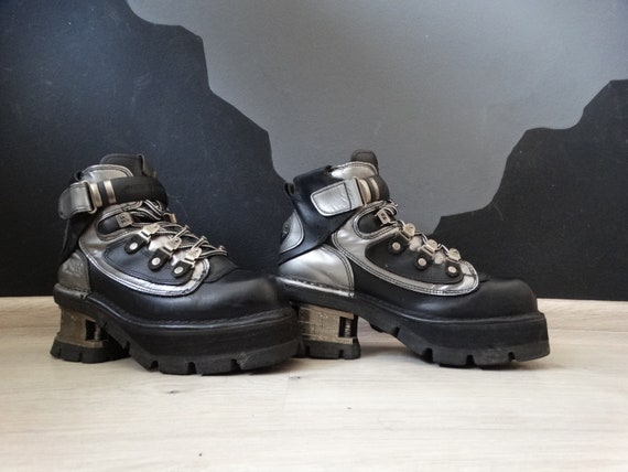New Rock Cyber Goth Boots 90’s Vintage Gotic Platf