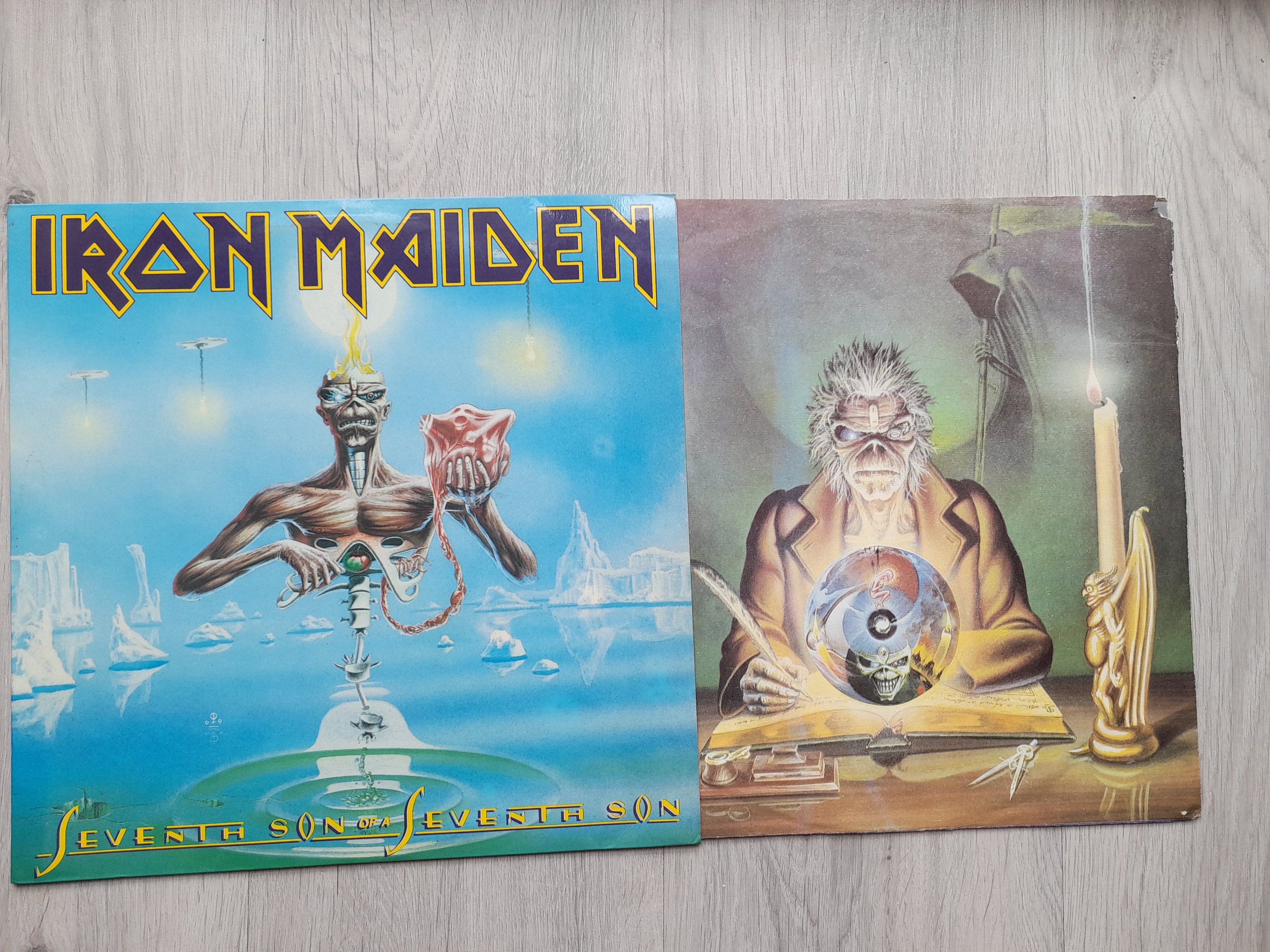 Iron Maiden Seventh Son of a Seventh Son LP Album Rock Etsy
