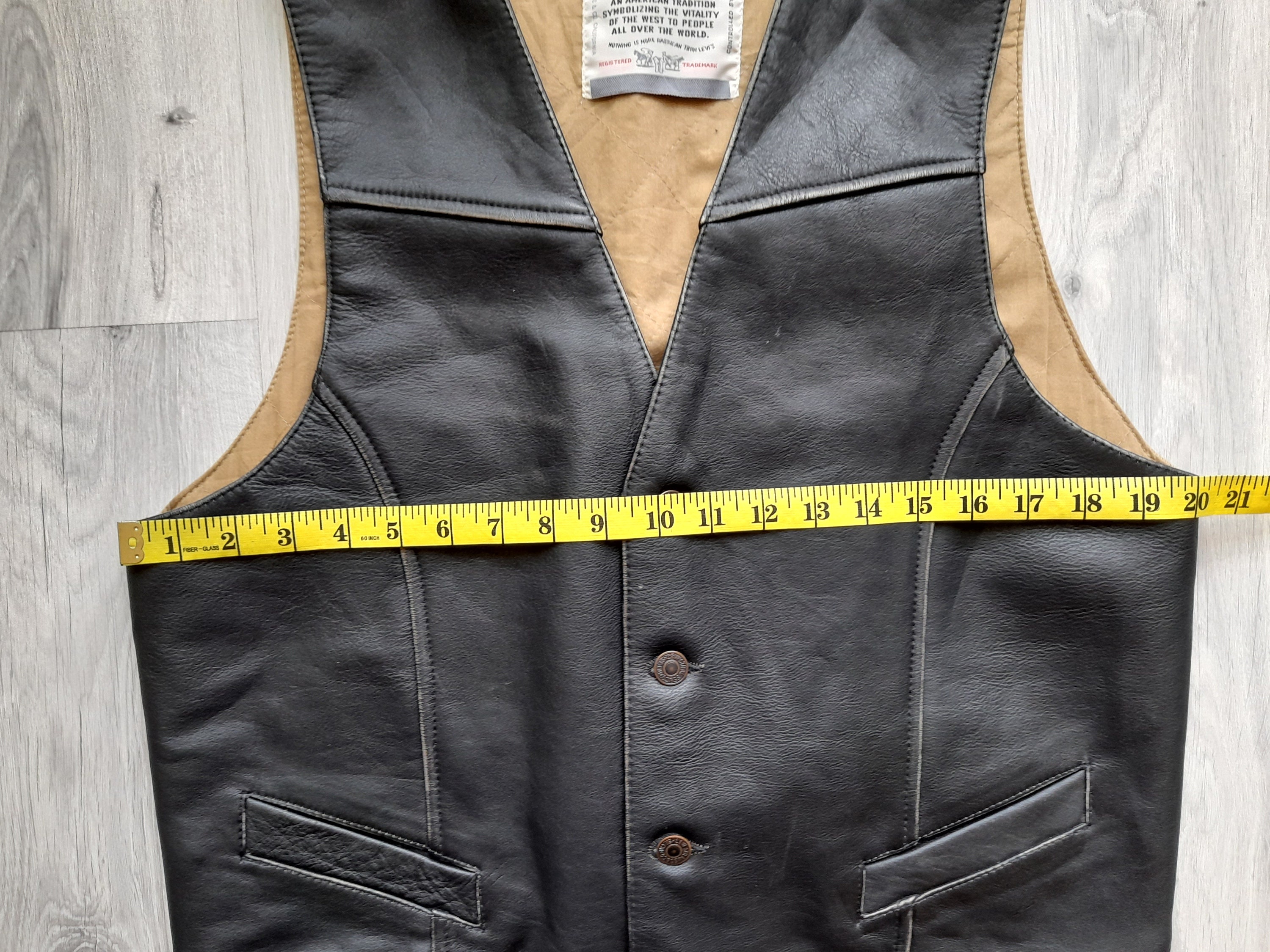 Levis vest jacket Medium Leather Levis vest jacket Etsy