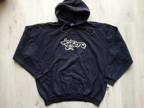 Vintage 90s Fishbone dark-navy hoodie size XL Hip