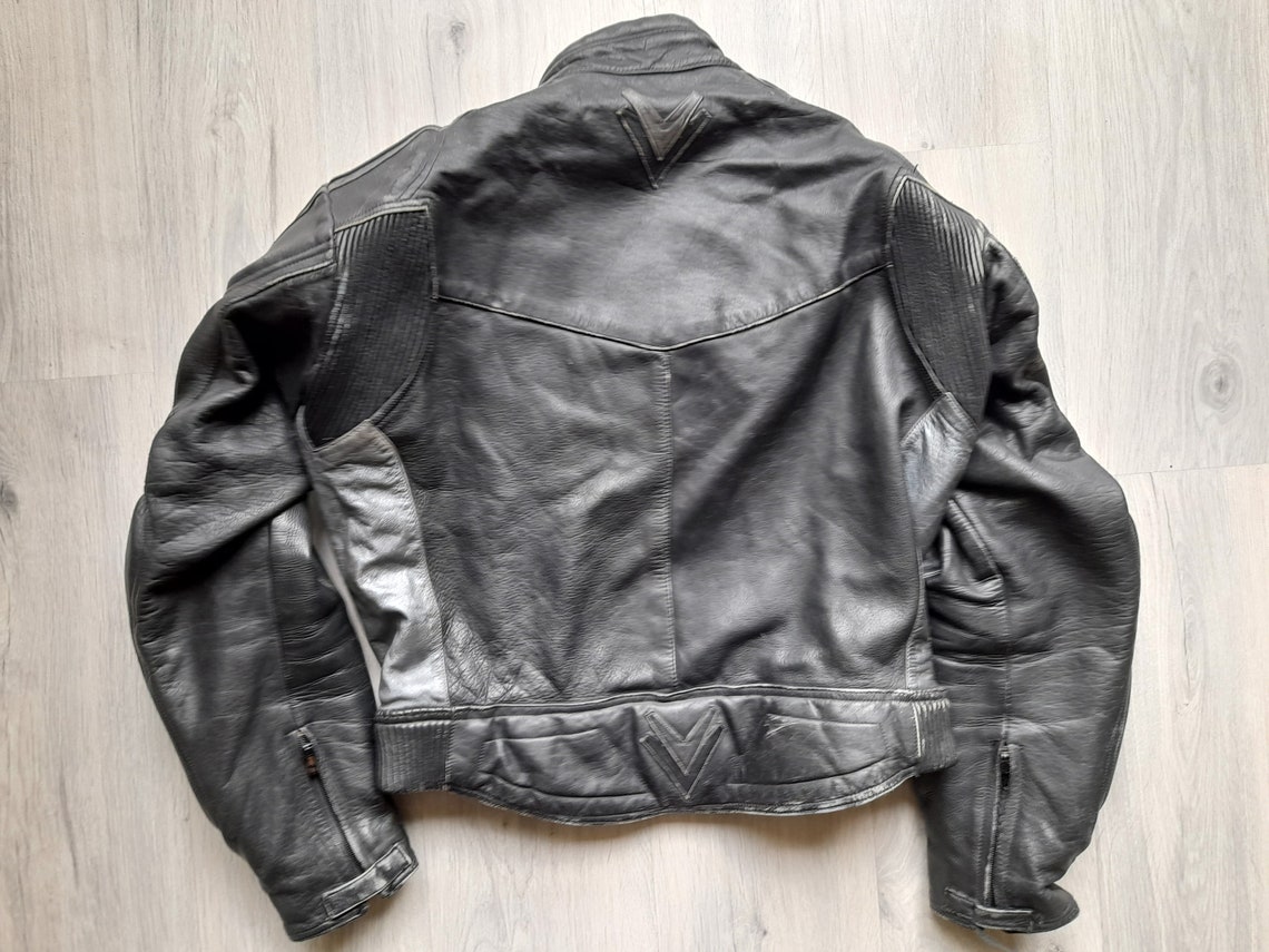 Frank Thomas Motorcycle Leather Jacket Leather Biker | Etsy