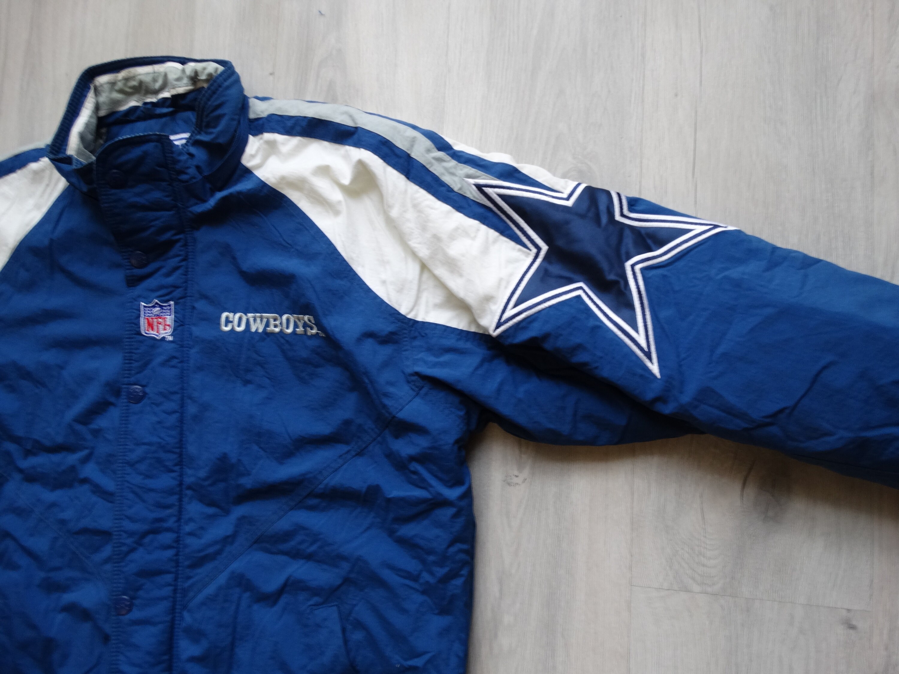 Vintage Dallas Cowboys Starter NFL jacket Size L Streetwear Etsy