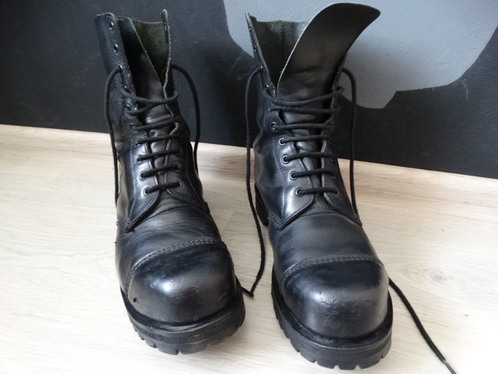 Getta Grip Steel Toe 10 hole shoes Made in ENGLAND UK10