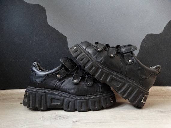 Vintage Gordon Jack Platform Leather boots EU44 ,