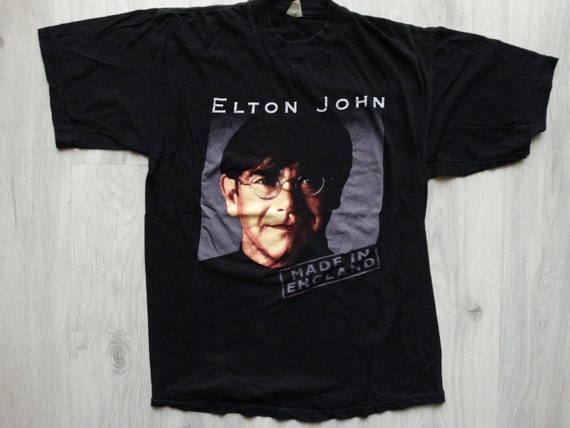 Vintage Elton John Made in England tour shirt