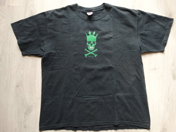 VTG Pearl Jam Skull & Bones Green Disease Riot Act