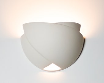 Art Deco Wall Up Down Sconce Custom Made ANY Color for Indoor or Outdoor Architectural Ambiance Lighting | 12.25"W