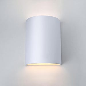 Ceramic Wall Sconce Cylinder up Down Wall Light, Indoor/outdoor Wall ...